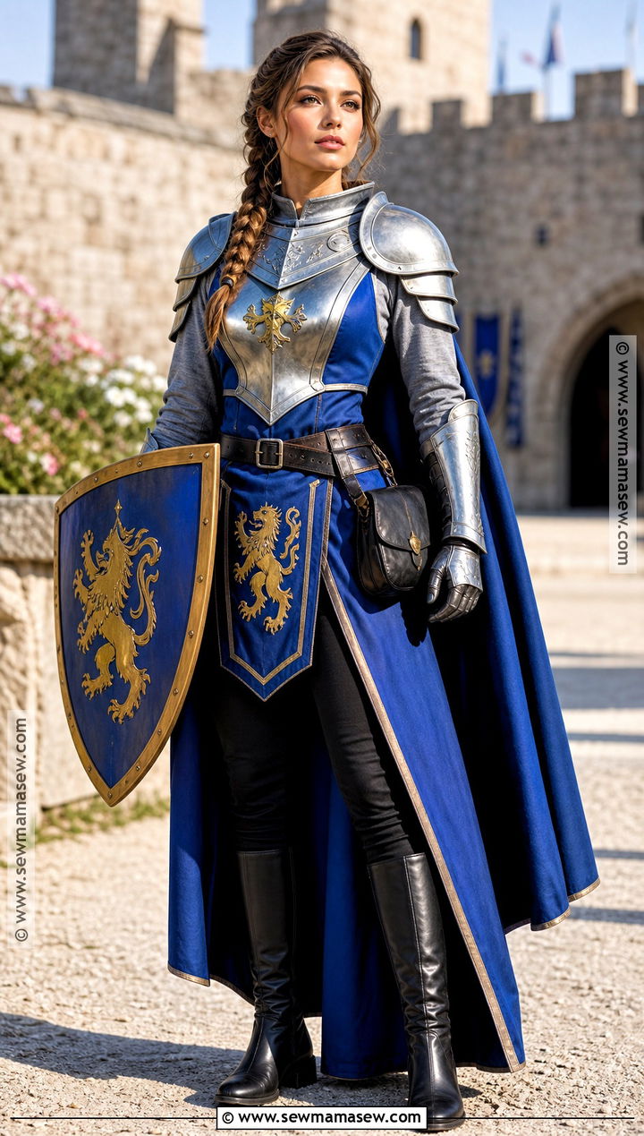 Royal Blue Knight Costume - 35 Knight Costume Ideas for Women