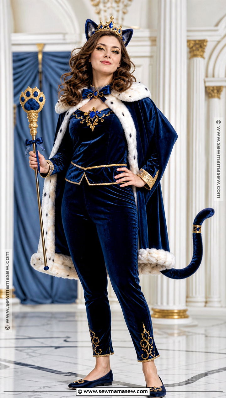 Royal Cat Costume - 30 easy cat costume ideas