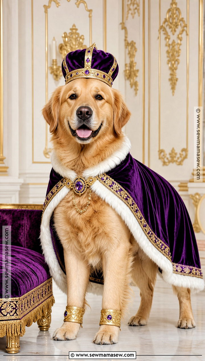 Royal Dog Costume - 40 dog costume ideas