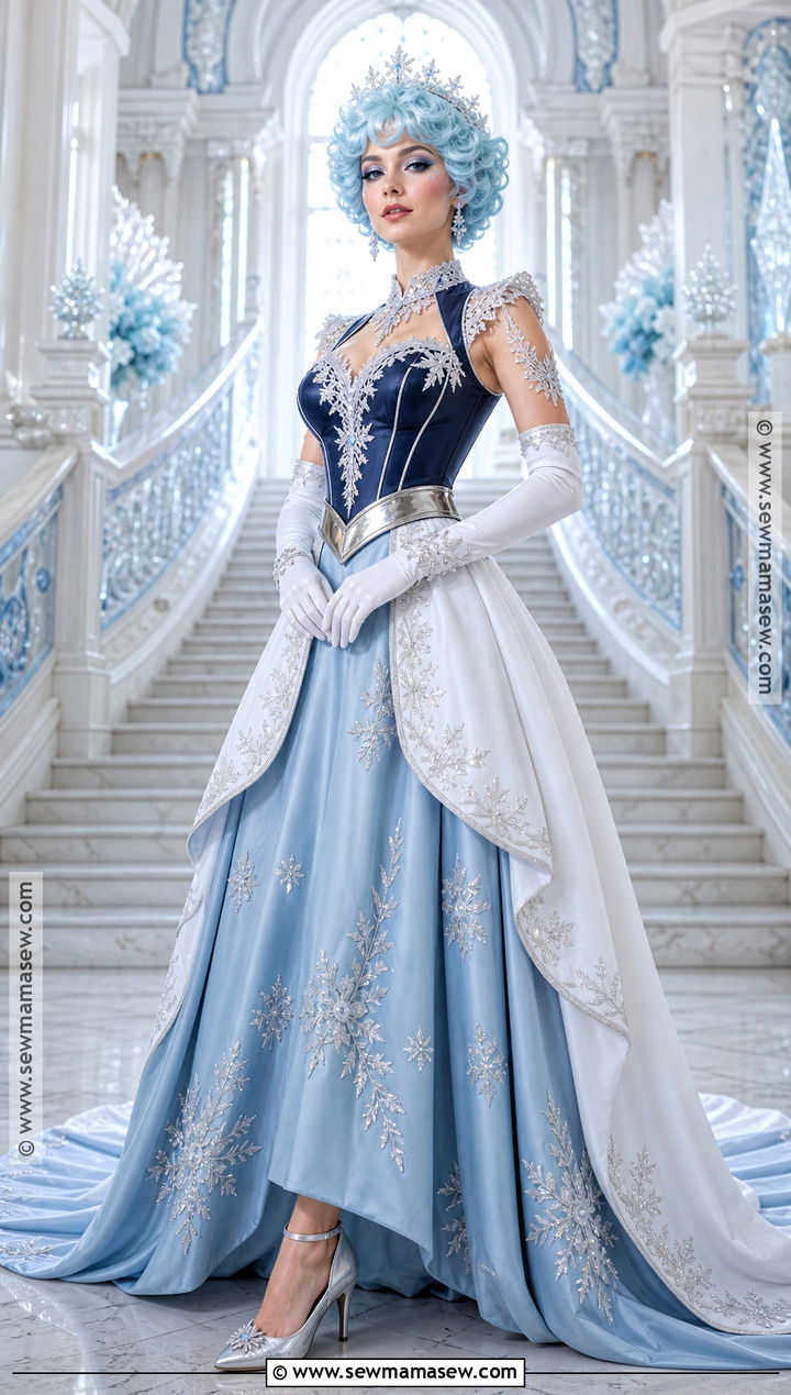 Royal Eula Cosplay With Ice Blue Gown - 30 eula cosplay ideas