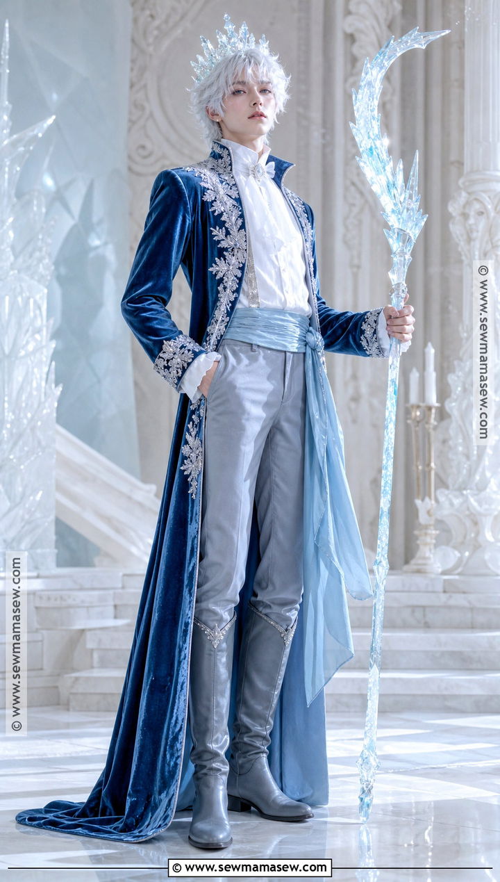 Royal Jack Frost Cosplay With Ice Crown - 30 Jack Frost Cosplay Ideas
