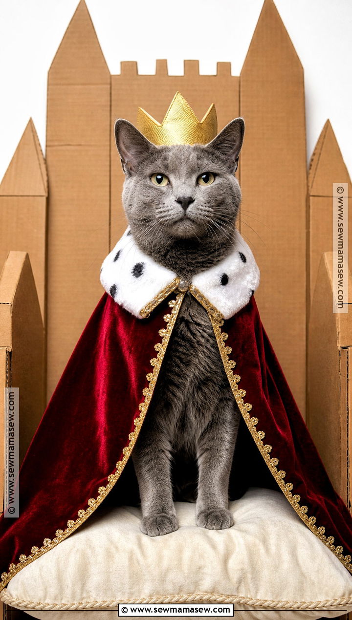 Royal King Cat Costume - 30 Halloween Costume Ideas for Cats