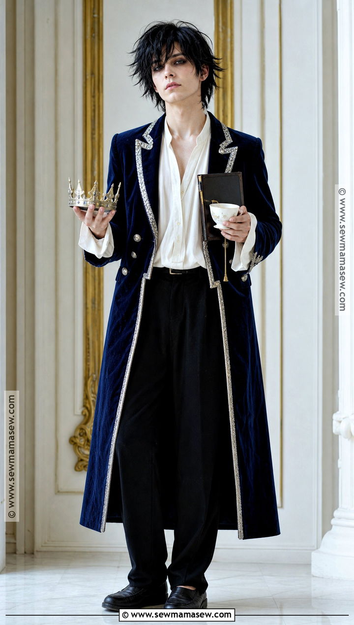 Royal L Cosplay With Blue Velvet Coat - 40 l cosplay ideas
