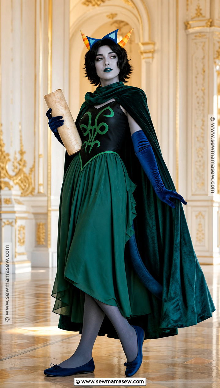 Royal Nepeta Cosplay With Green Cape - 30 Nepeta Cosplay Ideas
