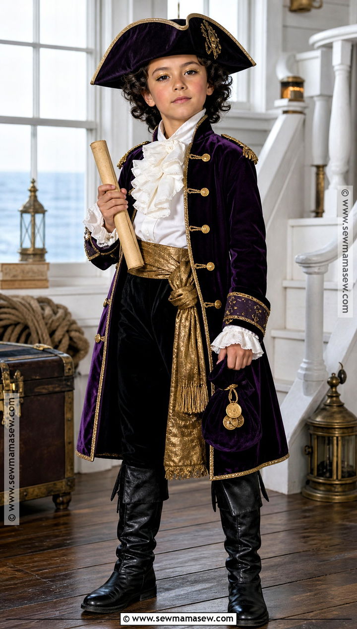 Royal Pirate Captain Costume - 35 pirate costume ideas for kids