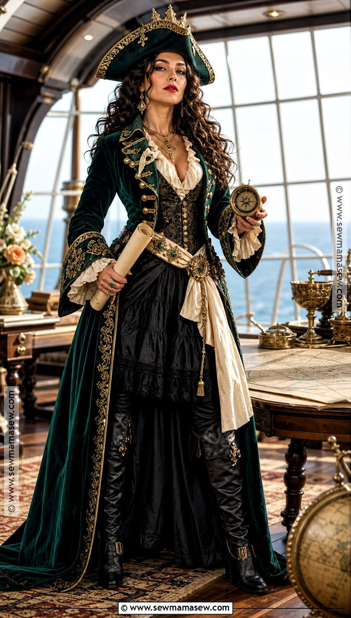 Royal Pirate Queen Cosplay - 30 pirate cosplay ideas for females