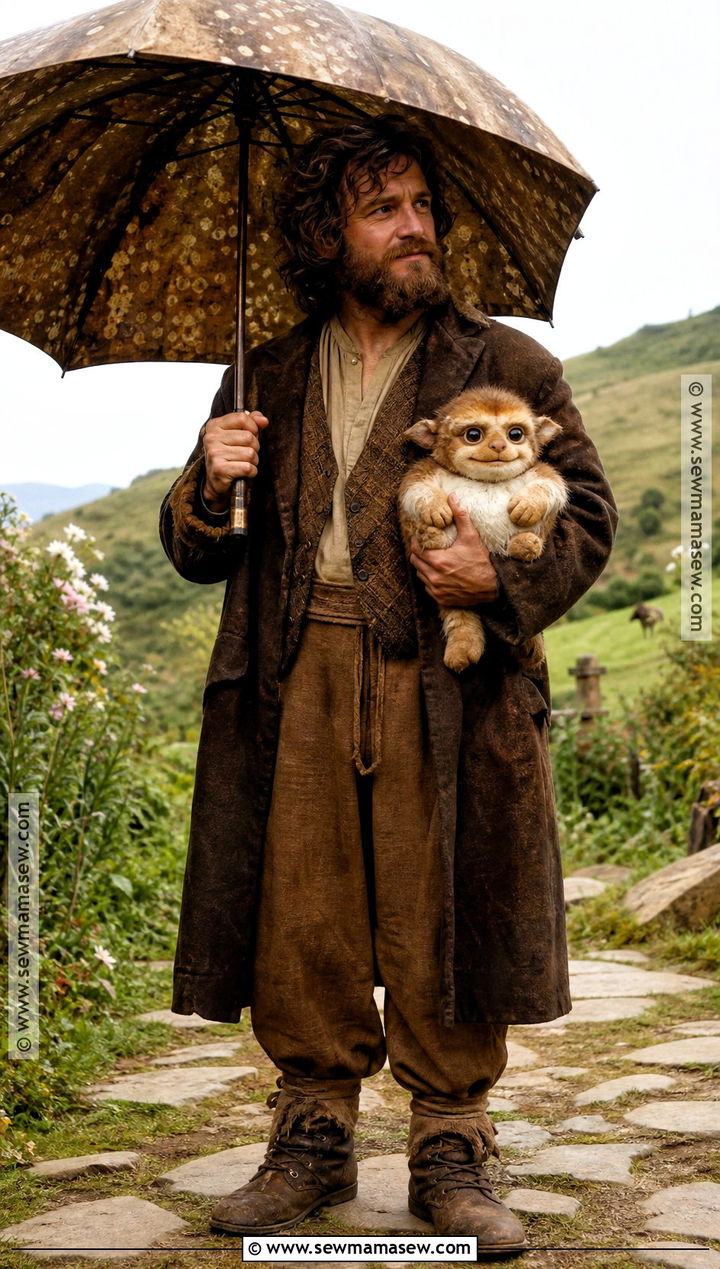 Rubeus Hagrid Costume With Long Coat - 30 curly hair costumes