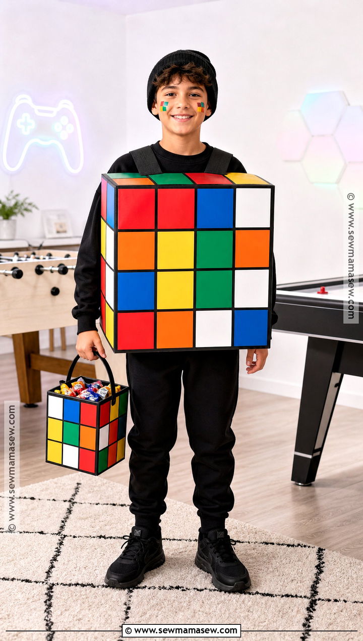 Rubiks Cube Costume - 45 boy halloween costumes