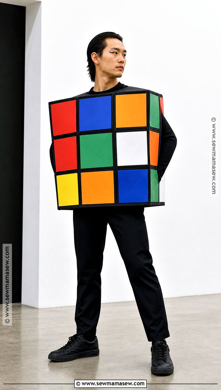 Rubiks Cube Costume - 30 80'S Costume Ideas