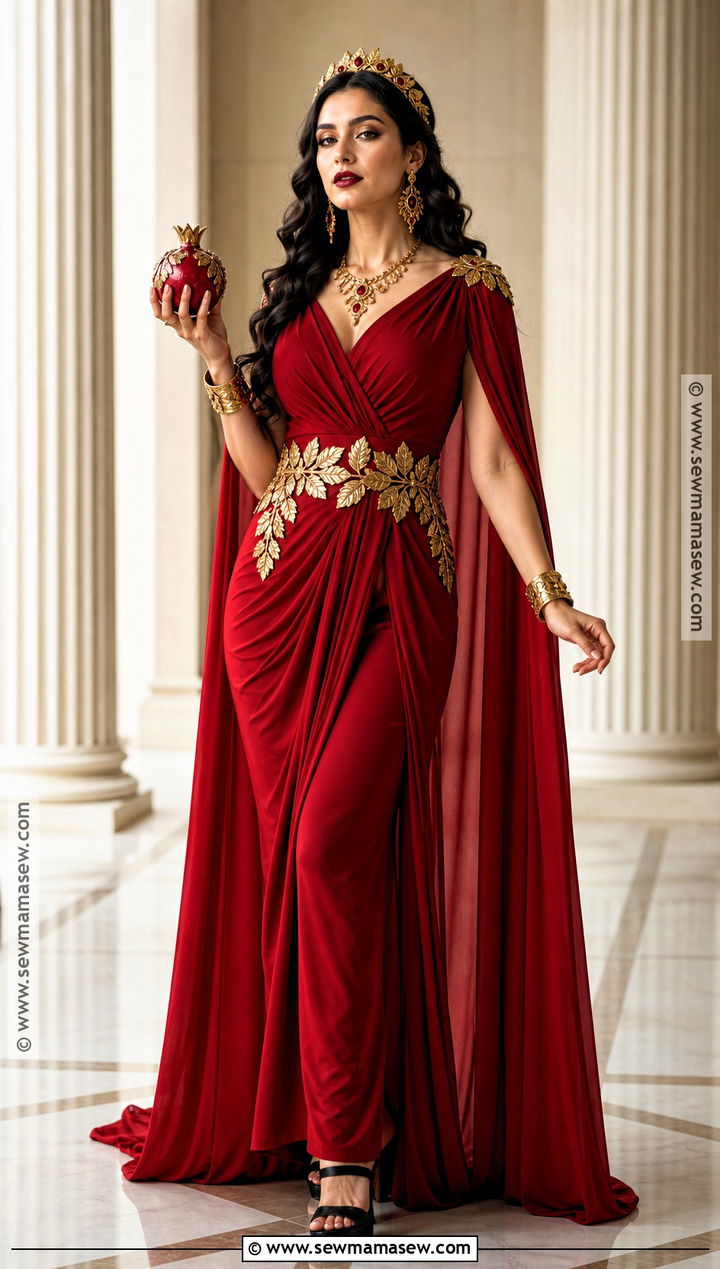Ruby Red Persephone Costume - 40 Persephone Costume Ideas
