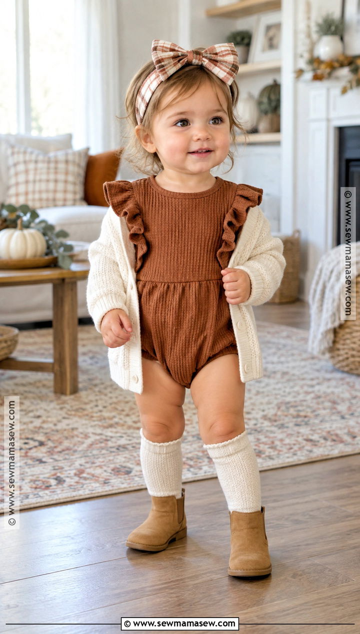 Ruffle Romper Toddler Thanksgiving Outfit - 25 toddler thanksgiving outfit ideas for girls