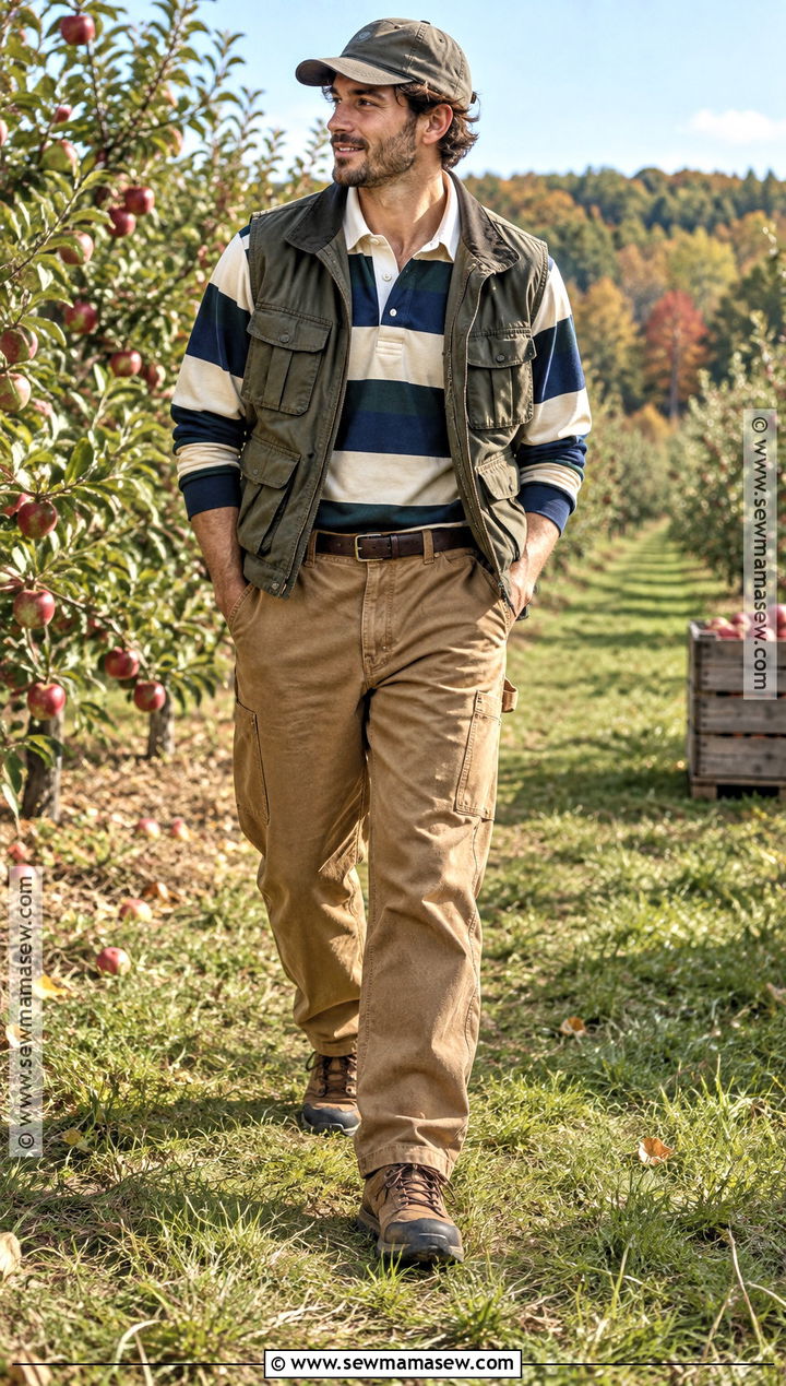 Rugby Shirt Apple Orchard Outfit - 15 apple orchard outfit fall ideas for men