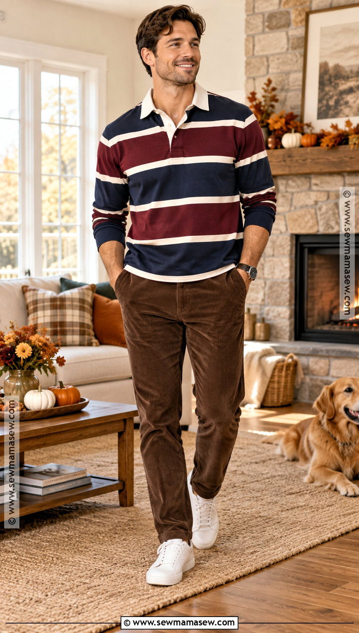 Rugby Shirt Thanksgiving Outfit - 25 thanksgiving outfit ideas for men