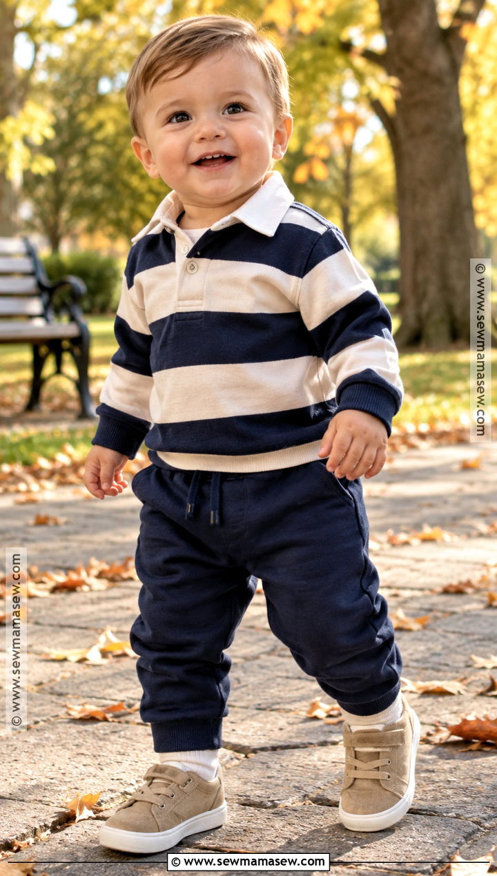 Rugby Sweater Baby Boy Fall Outfit - 20 fall outfits for baby boys