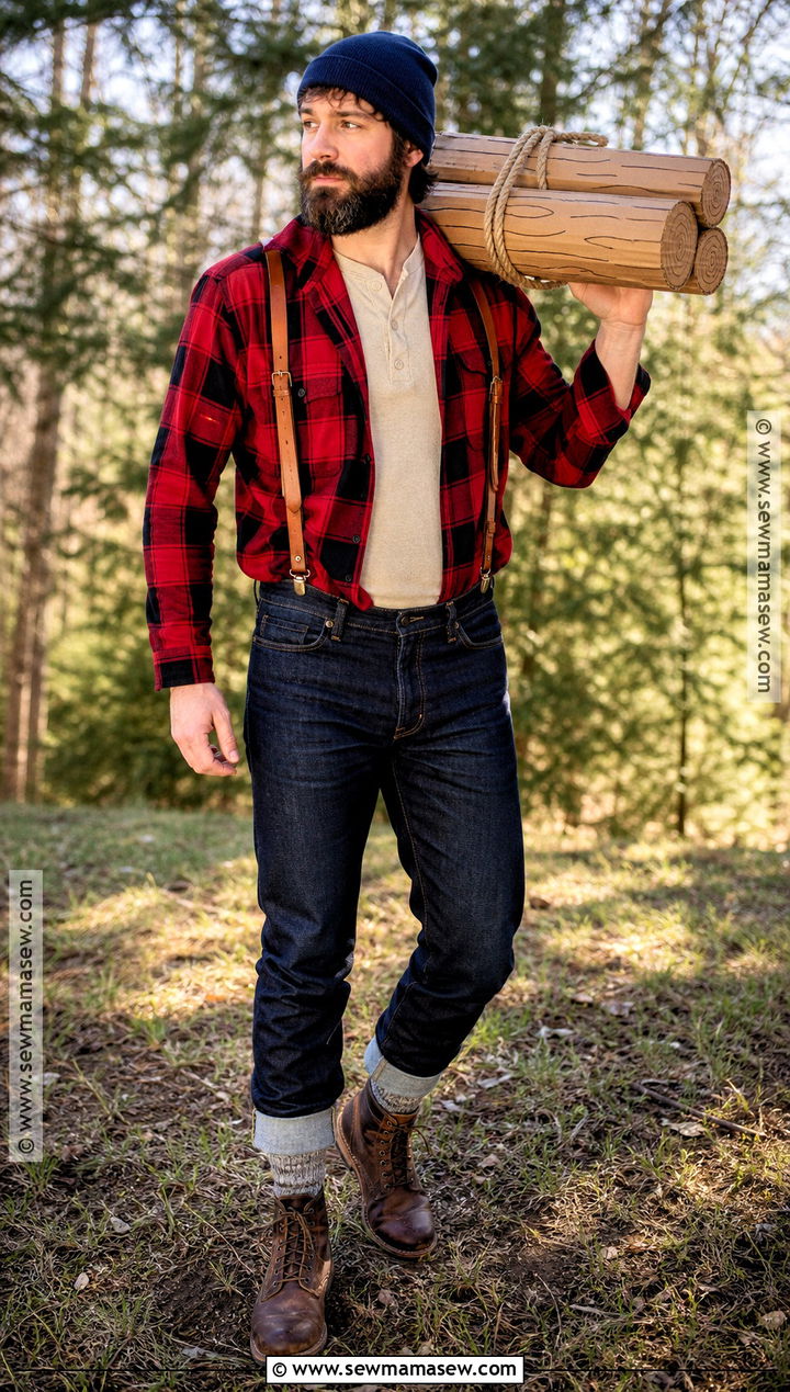 Rugged Lumberjack Costume - 40 men costume ideas