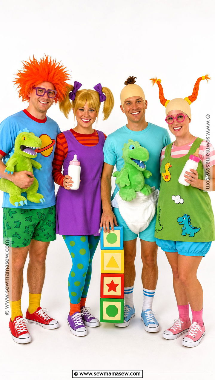 Rugrats Group Costume - 40 90s costume ideas