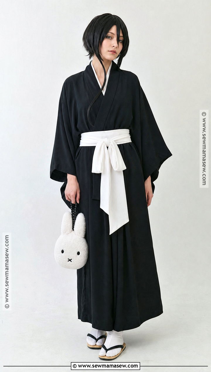 Rukia Kuchiki Black Robe Cosplay - 30 characters to cosplay with black hair ideas