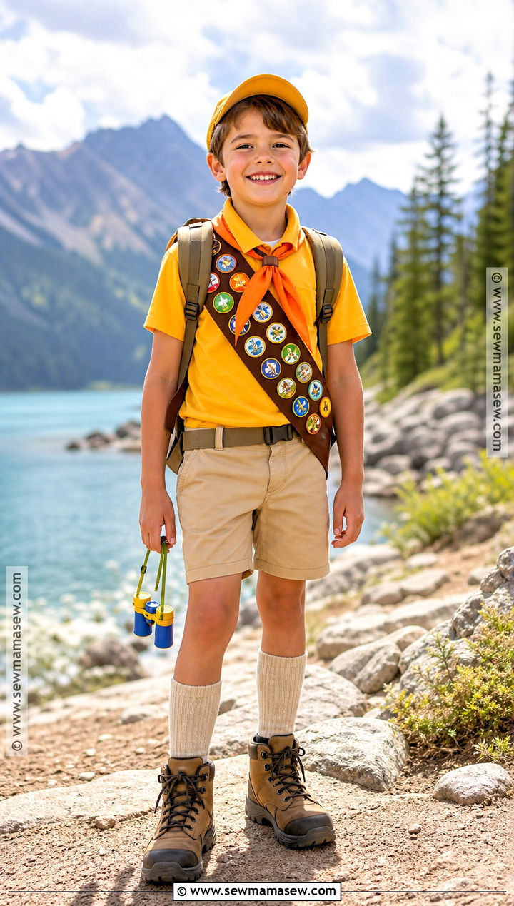 Russell Costume With Wilderness Sash - 30 Simple Disney Costumes