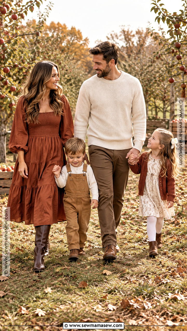 Rust And Brown Fall Family Picture Outfits - 15 fall family pictures outfits brown
