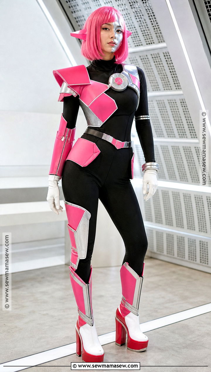Rusty Rose Cosplay With Pink Robot Armor - 40 sonic cosplay ideas