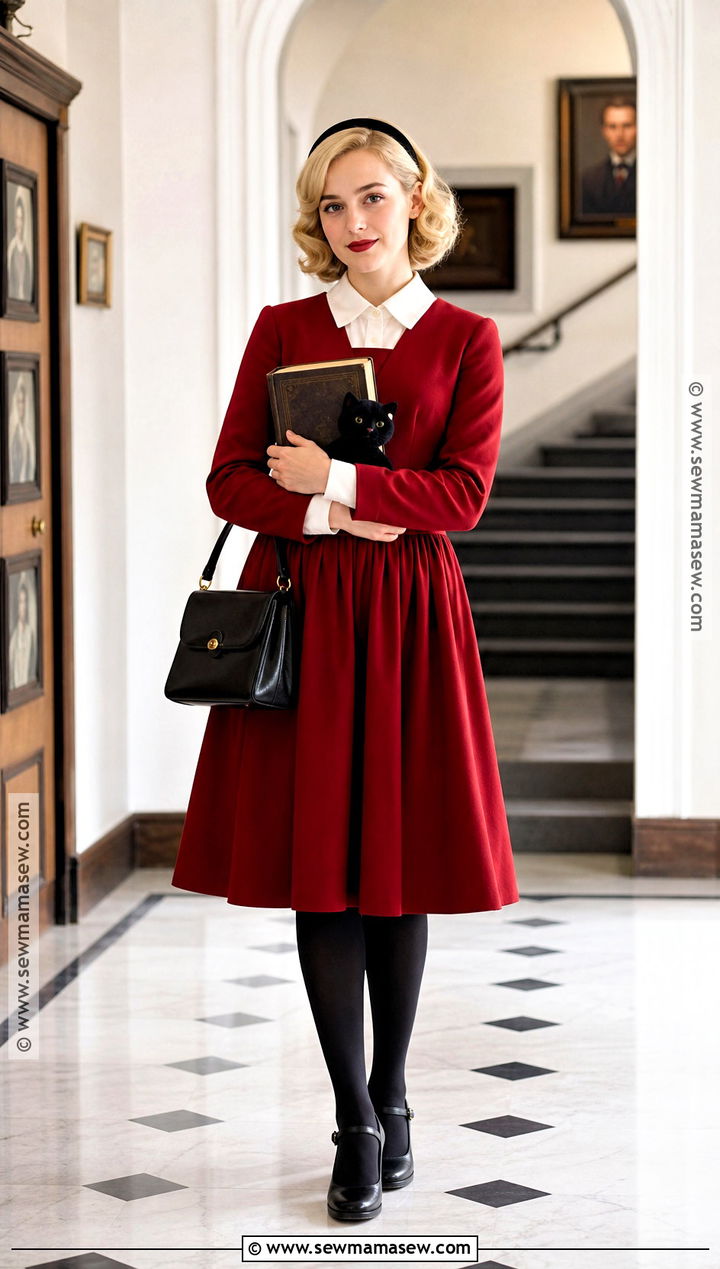 Sabrina Spellman Costume - 35 blonde hair halloween costumes ideas