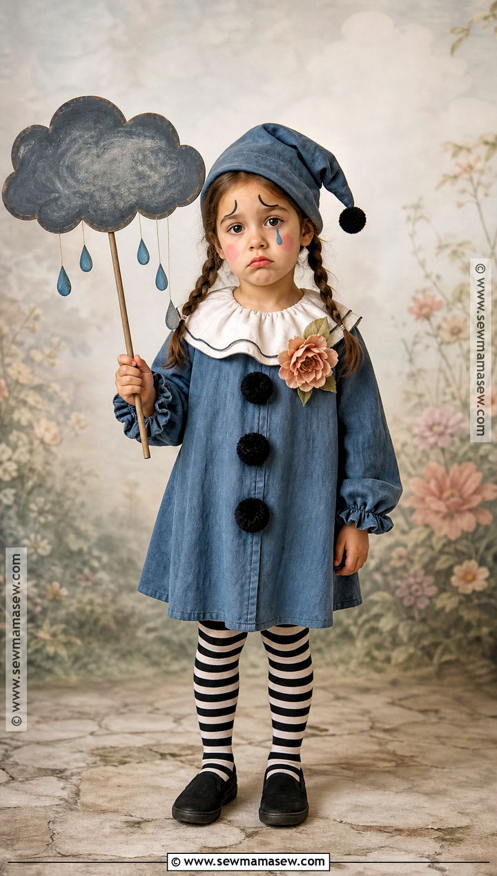 Sad Girl Clown Costume - 30 girl clown costume ideas