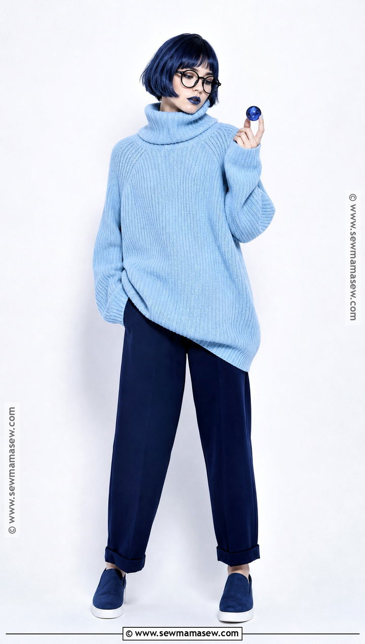 Sadness Costume With Blue Sweater - 30 Inside Out Characters Costumes