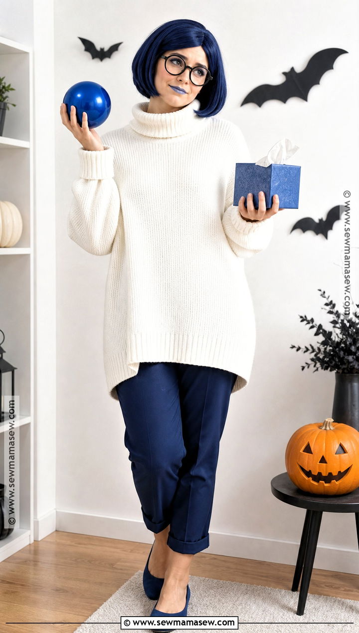 Sadness Halloween Costume - 35 blue hair halloween costumes ideas