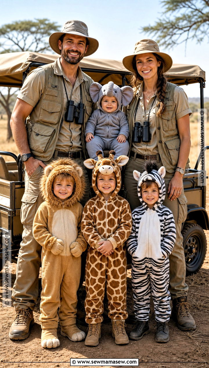 Safari Family Costume - 45 family costume ideas