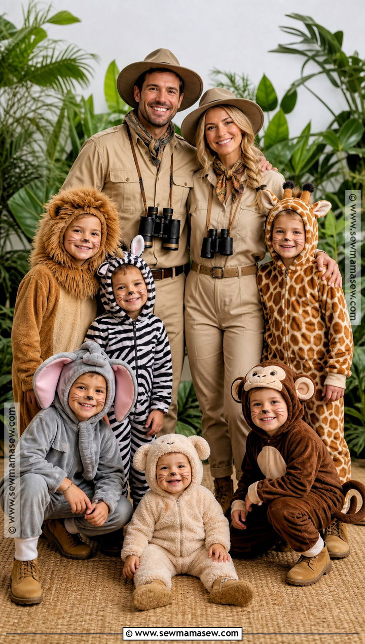 Safari Family Costume - 45 family costumes