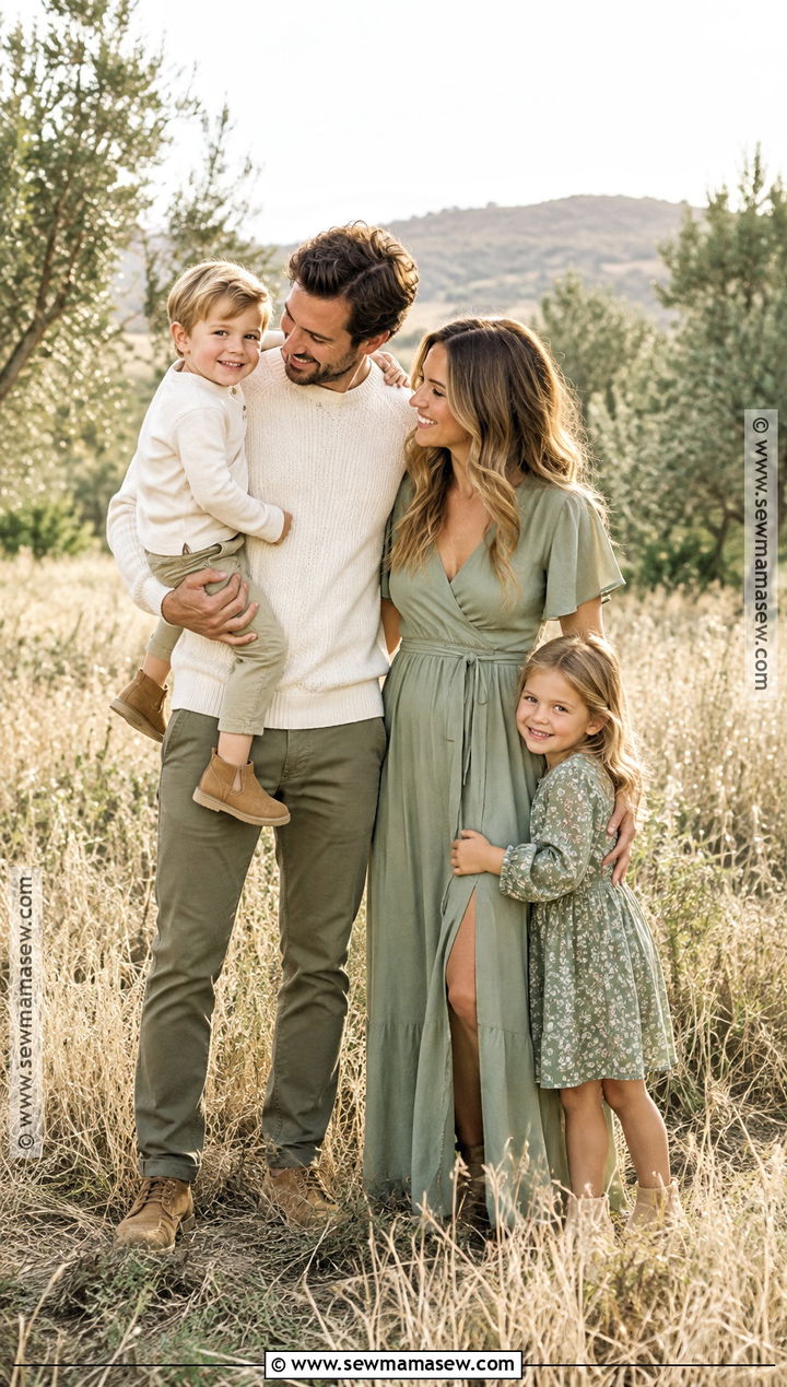 Sage And Ivory September Family Photo Outfits - 20 family photo outfits september