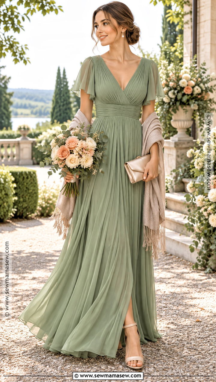 Sage Green Bridesmaid Dress - 20 bridesmaid dresses fall colors