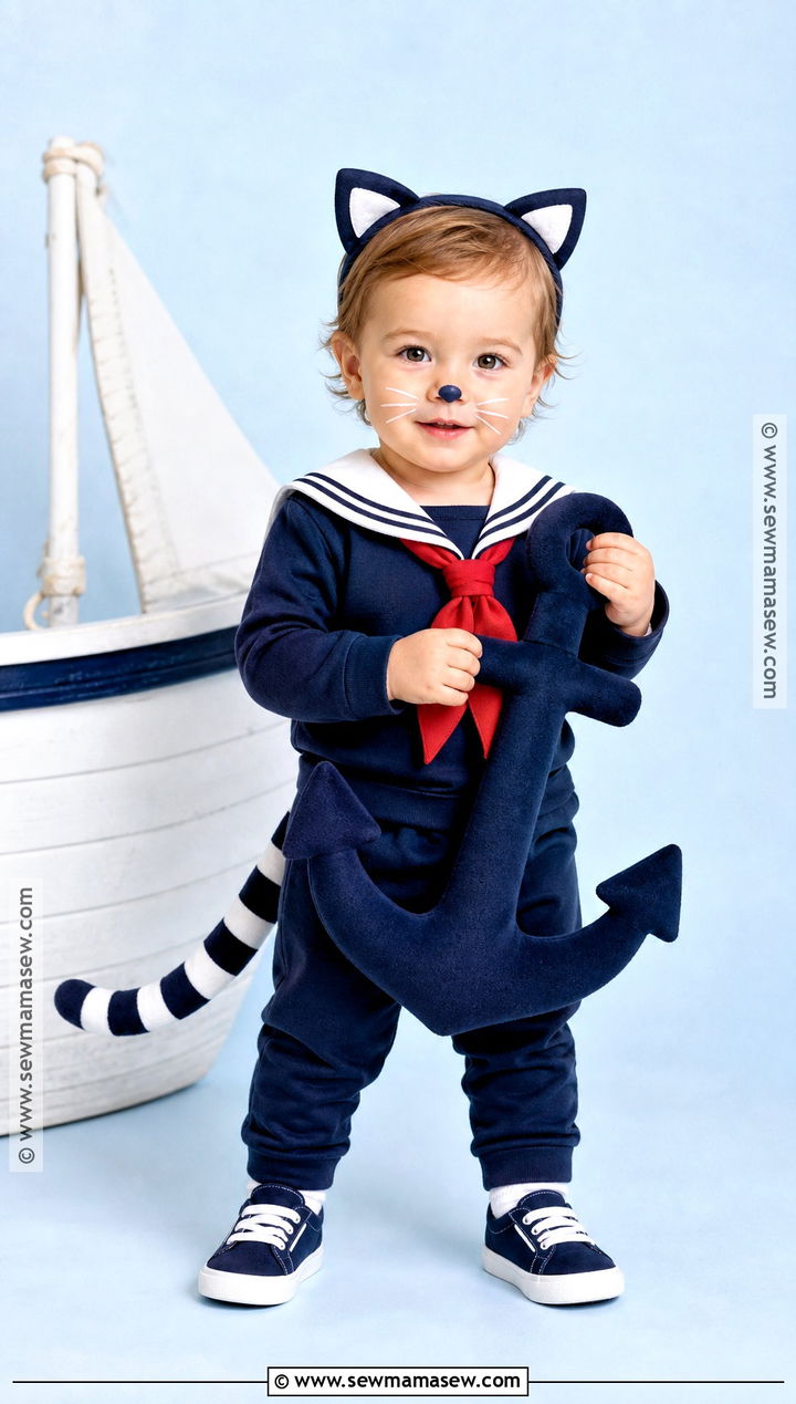 Sailor Cat Costume - 30 toddler cat costume ideas