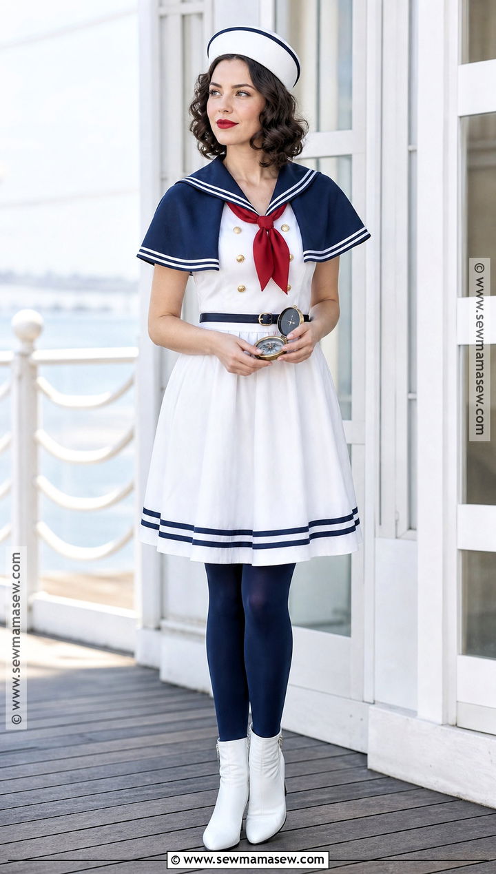 Sailor Costume With Cape - 40 sailor costume ideas for women