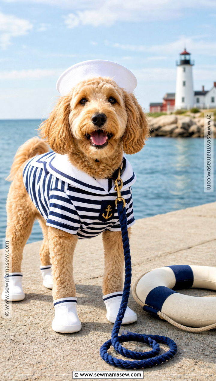 Sailor Dog Costume - 40 dog costumes