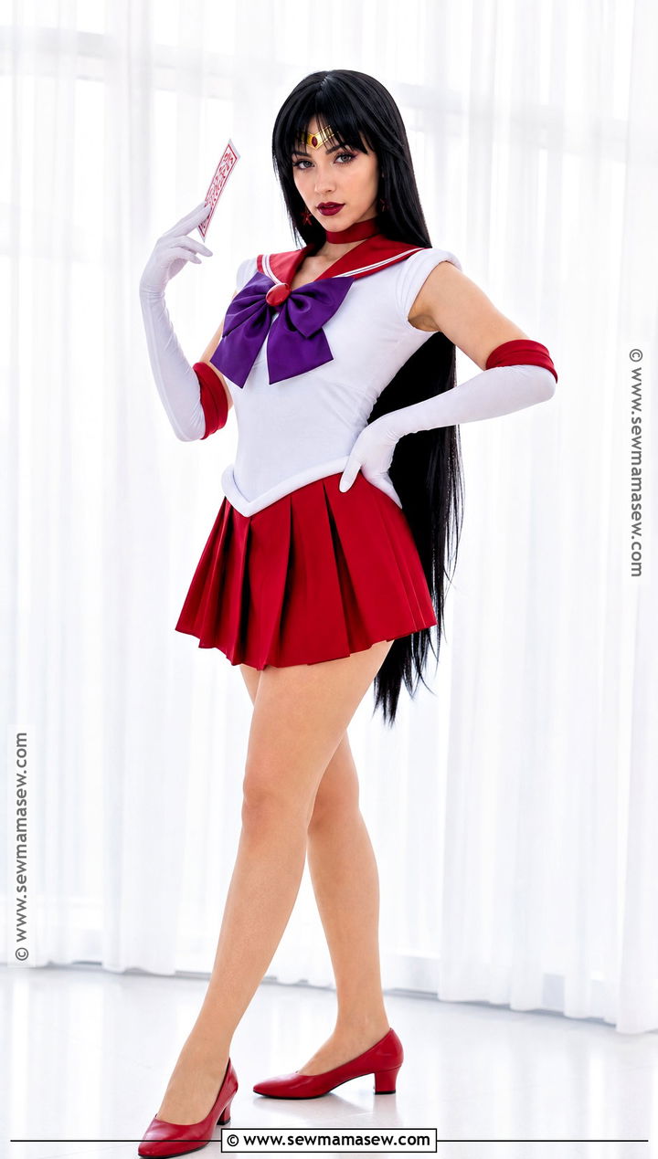 Sailor Mars Cosplay With Red Skirt - 35 Easy Cosplay Ideas Women Anime