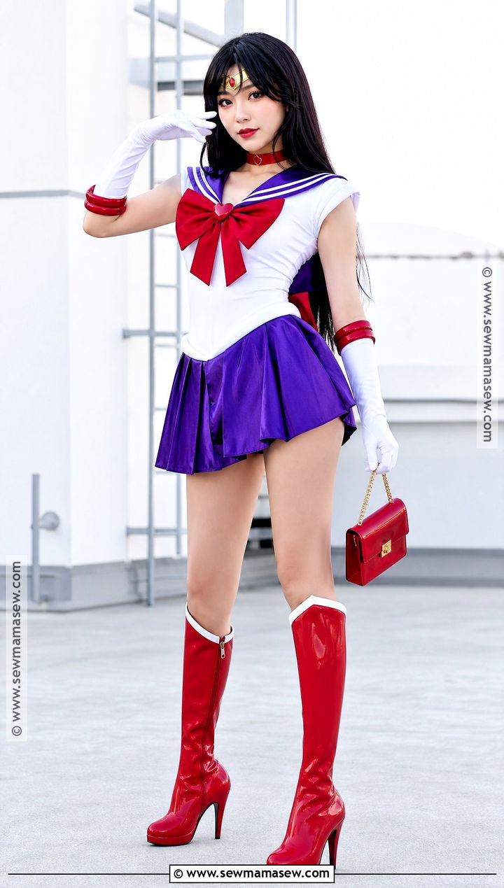 Sailor Mars Costume With Long Black Hair - 30 halloween costume black hair ideas