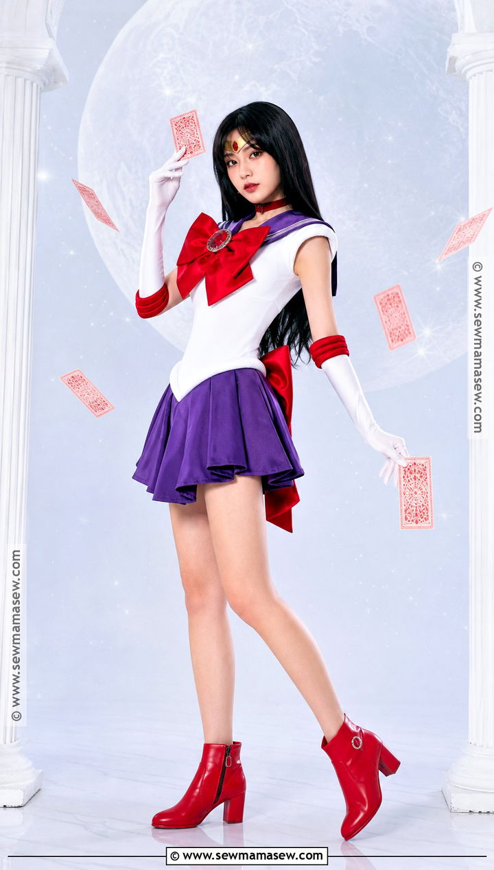Sailor Mars Costume With Long Black Hair - 30 black hair halloween costumes ideas