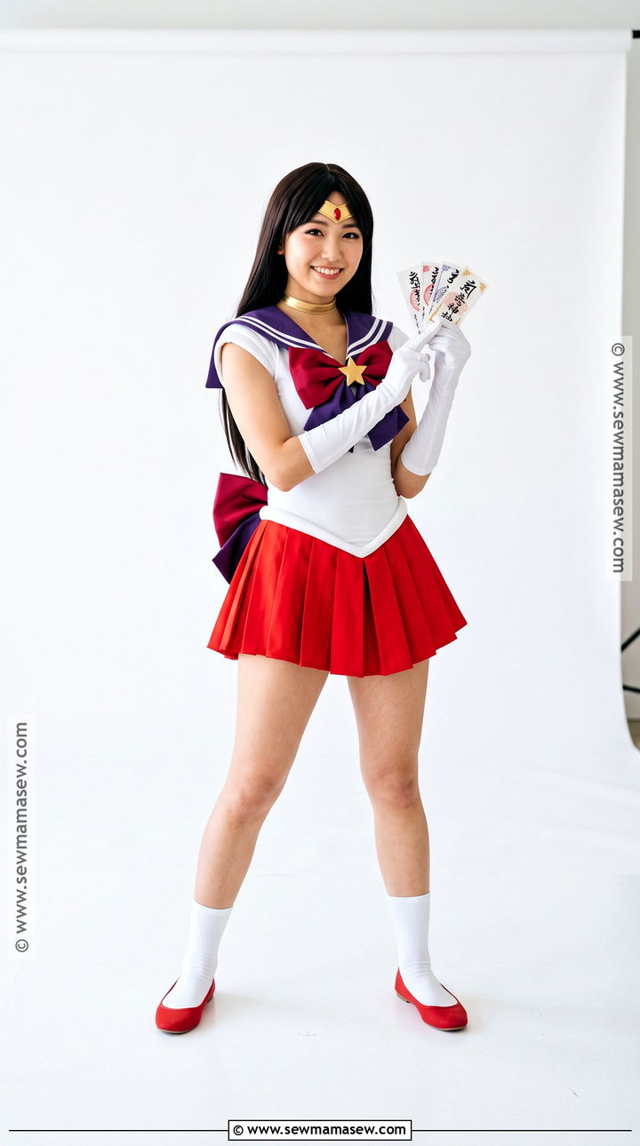 Sailor Mars Costume With Red Skirt - 40 brunette halloween costumes