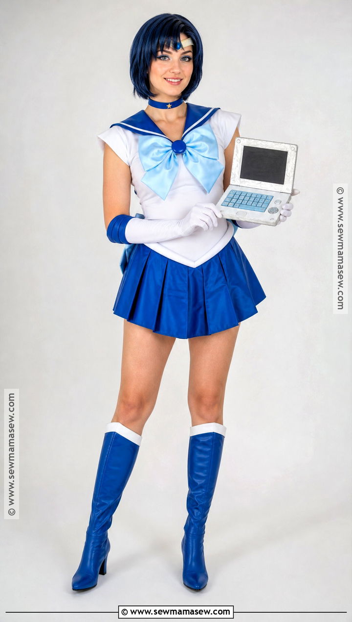 Sailor Mercury Blue Anime Costume - 30 blue costumes