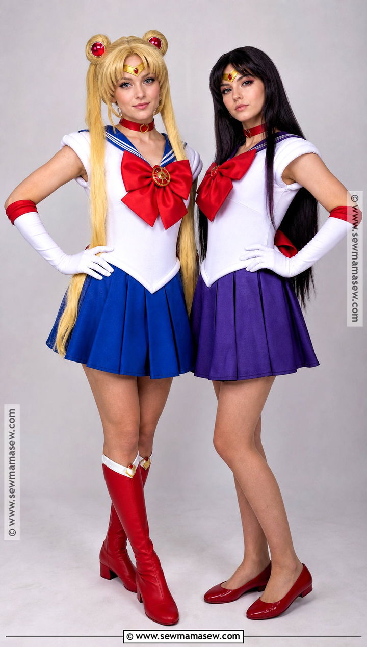 Sailor Moon And Sailor Mars Costume - 30 duo halloween costumes bff blonde and brunette
