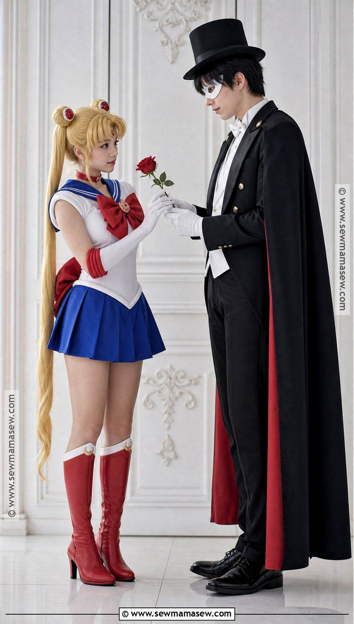 Sailor Moon And Tuxedo Mask Cosplay Duo - 30 cosplay duo ideas