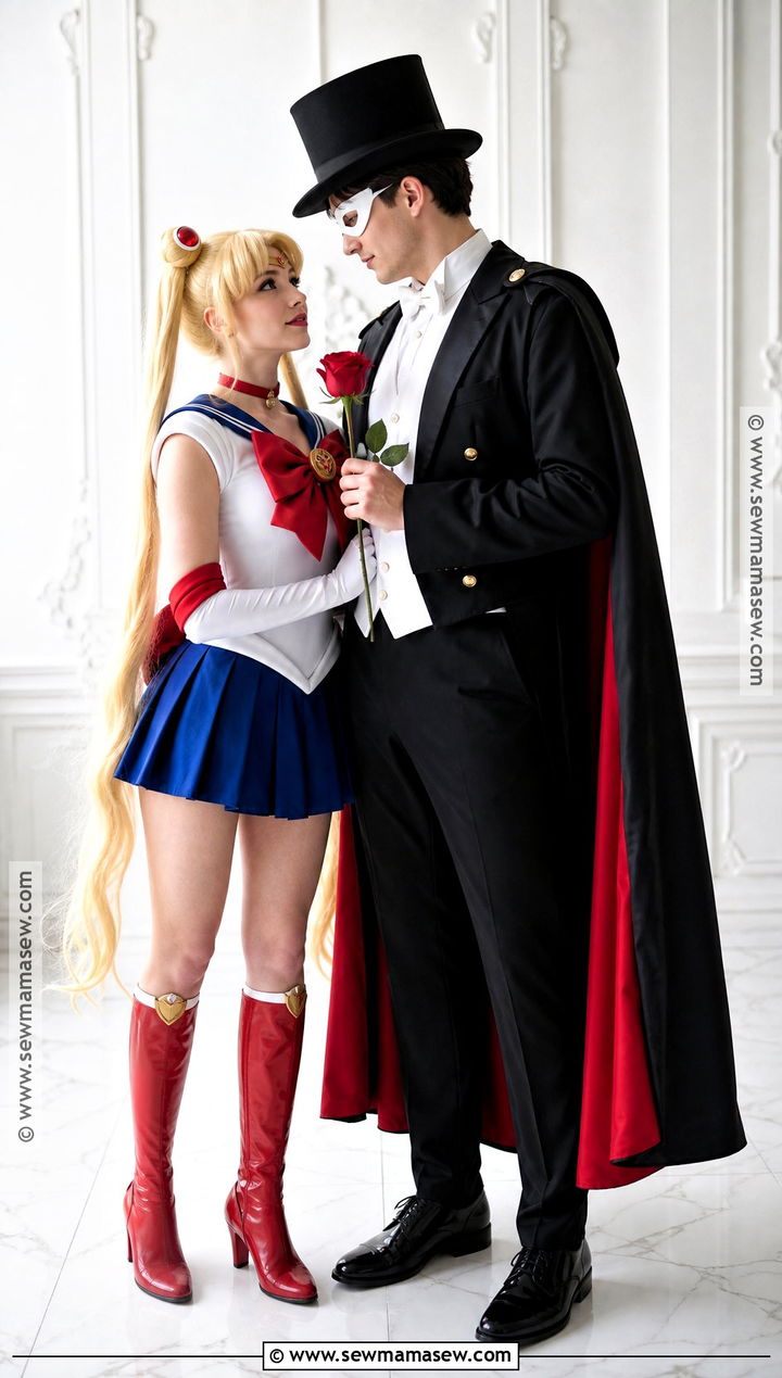 Sailor Moon And Tuxedo Mask Cosplay - 30 matching cosplay ideas