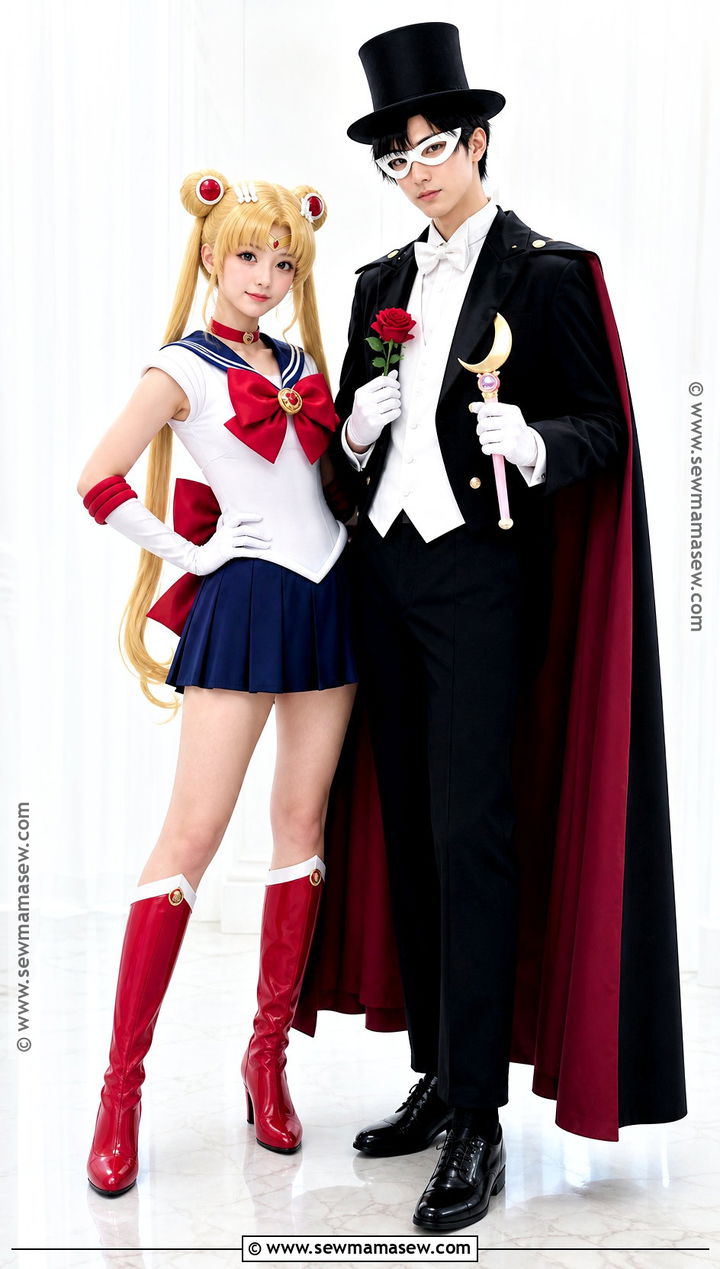 Sailor Moon And Tuxedo Mask Couples Cosplay - 35 Couples Cosplay Ideas