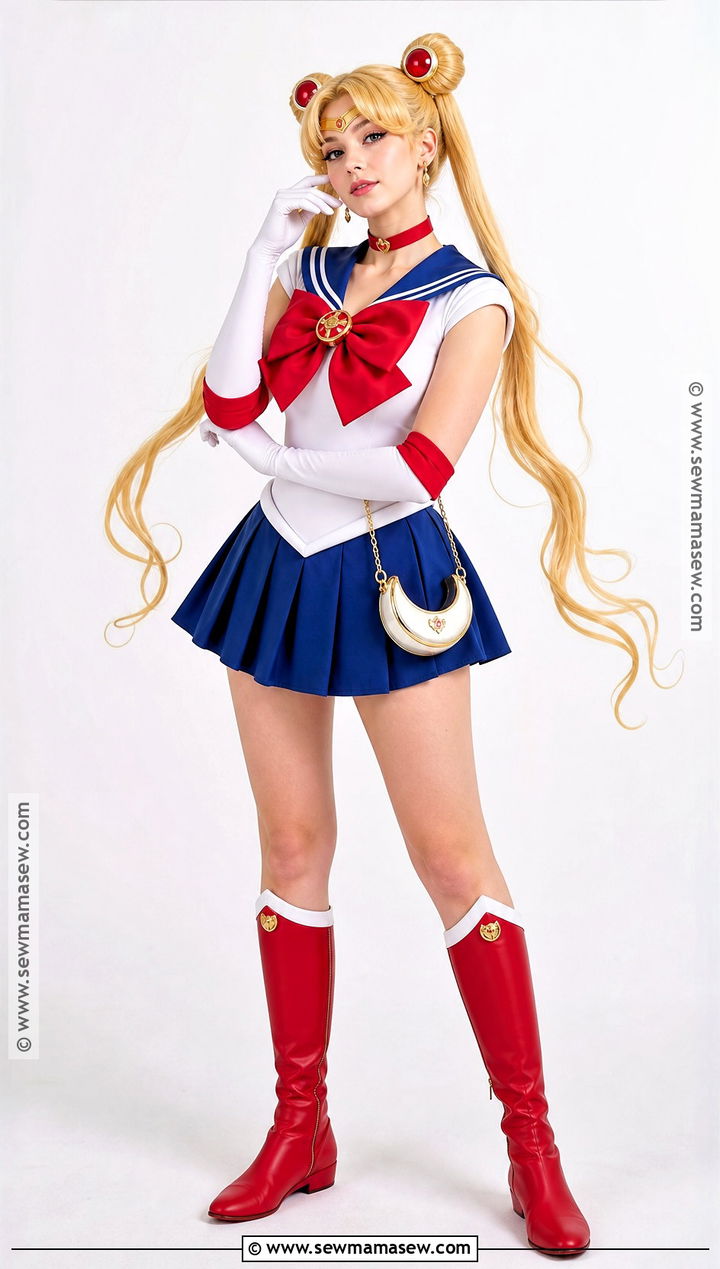 Sailor Moon Cosplay With Blue Skirt - 35 Easy Cosplay Ideas Women Anime