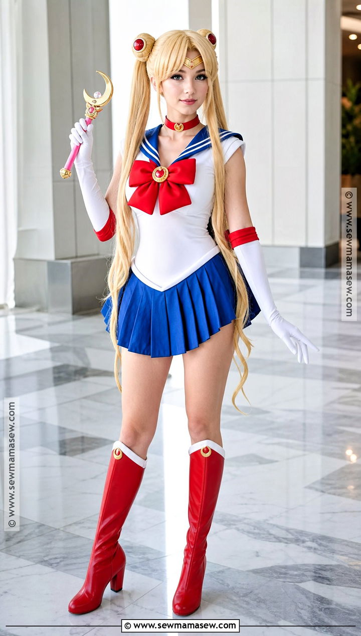 Sailor Moon Cosplay With Blue Skirt - 30 cosplay outfits for females