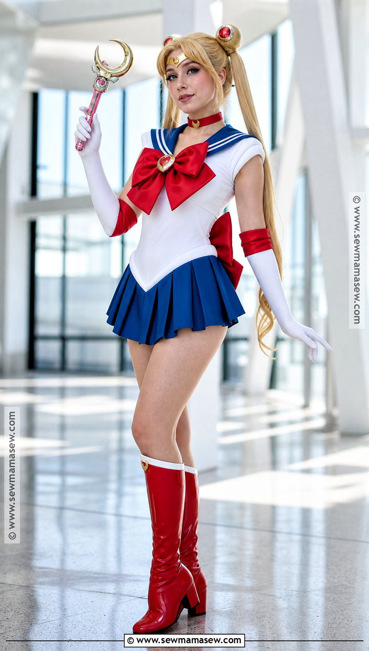 Sailor Moon Cosplay With Sailor Uniform - 40 anime cosplay outfits