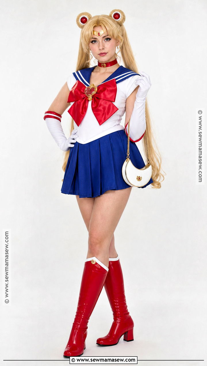 Sailor Moon Costume With Pleated Skirt - 30 character costume ideas