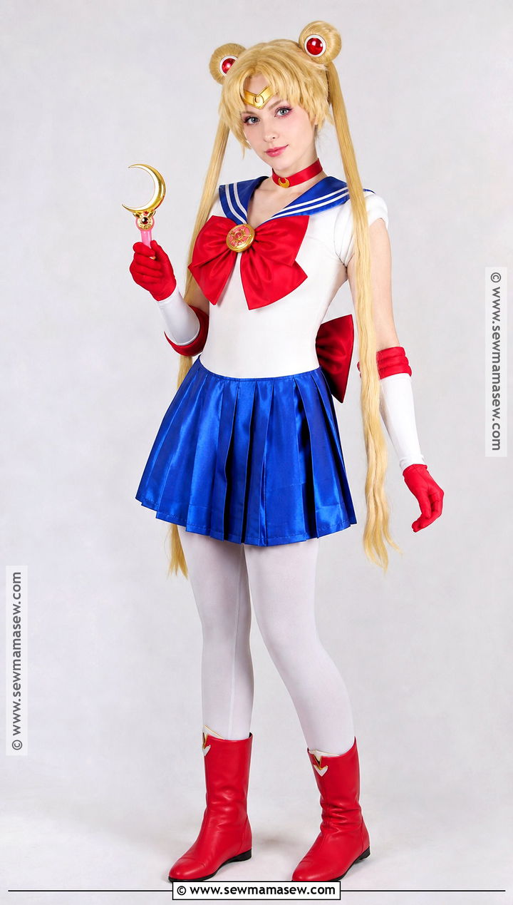 Sailor Moon Superhero Costume With Blue Skirt - 30 girl superhero costumes