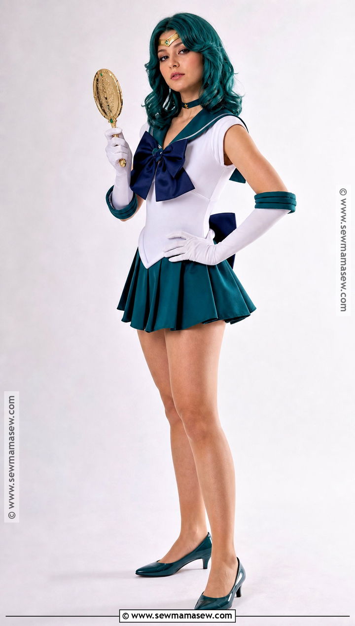 Sailor Neptune Costume With Teal Hair - 30 blue hair costume ideas